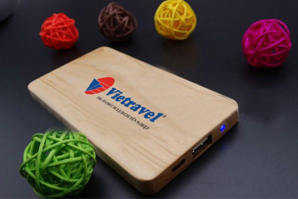 PGV 002 - Sạc dự phòng vỏ Gỗ