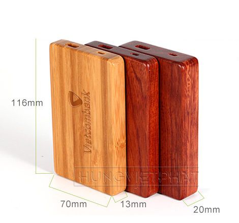 PGV 012 - Sạc dự phòng vỏ Gỗ