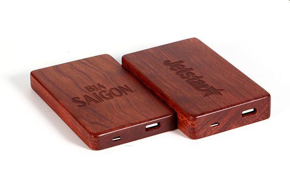 PGV 012 - Sạc dự phòng vỏ Gỗ