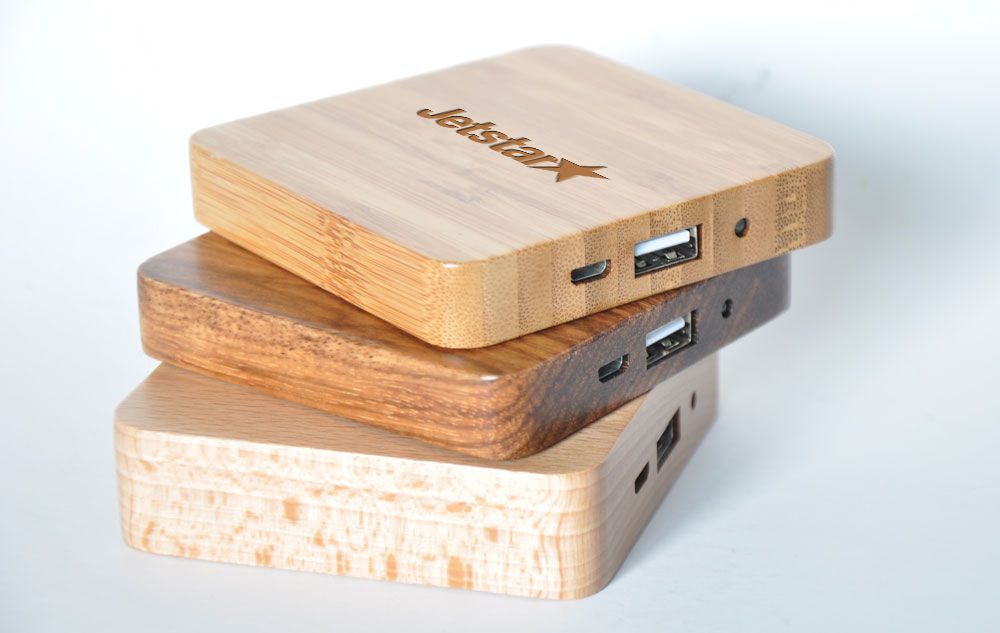 PGV 013 - Sạc dự phòng vỏ Gỗ