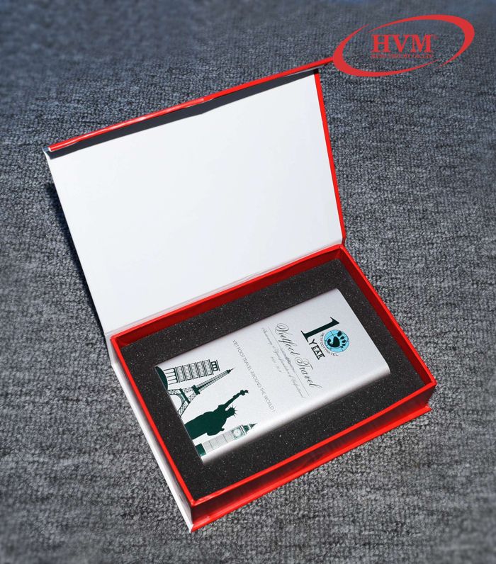 HPN - Hộp giấy nam châm đựng pin sạc