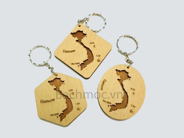 MG 005 - Móc Khóa Gỗ