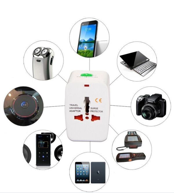 ADM 001 - Adapter Du Lịch Ổ Cấm Điện Đa Năng