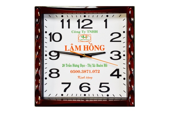 DVM 001 - Đồng Hồ Khung Vuông