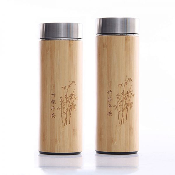 Bình giữ nhiệt vỏ tre – BGM 002