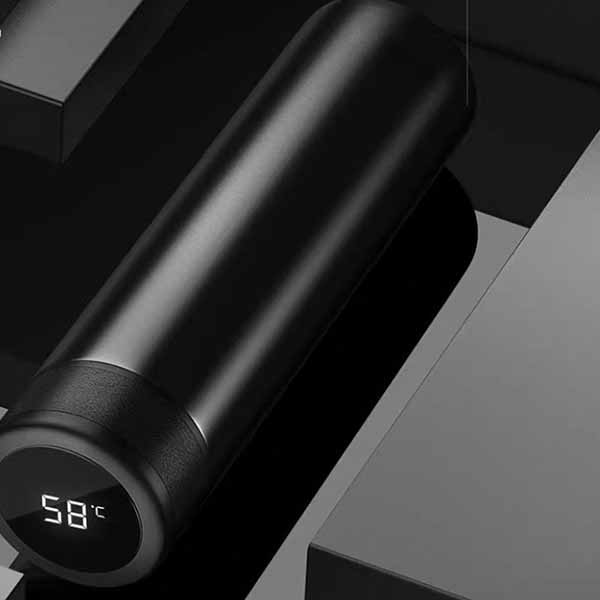 Bình giữ nhiệt cảm ứng nhiệt độ nắp bọc da – BGN 020