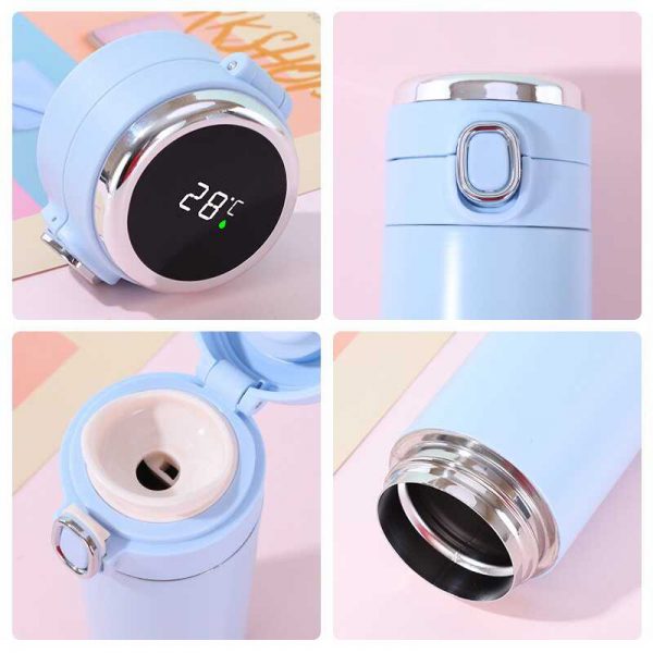 Bình giữ nhiệt led nắp bật – BGN 019