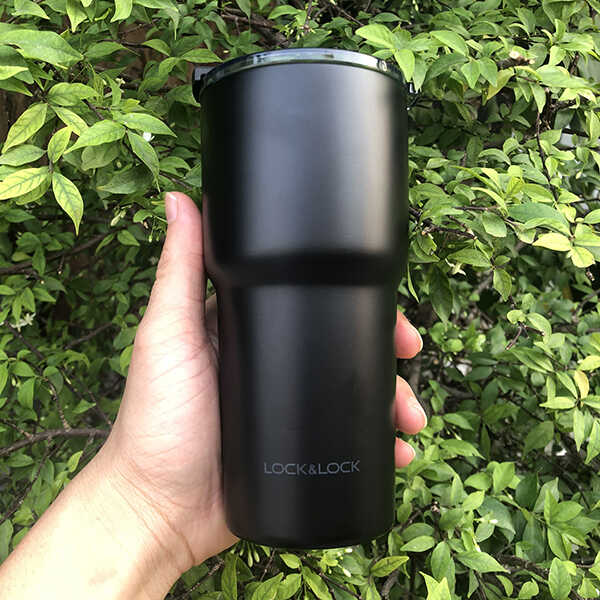 Ly Giữ Nhiệt Lock&Lock Swing Tumbler LHC4179BLK