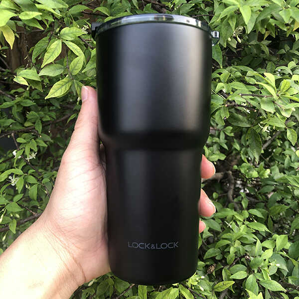 Ly Giữ Nhiệt Lock&Lock Swing Tumbler LHC4179BLK