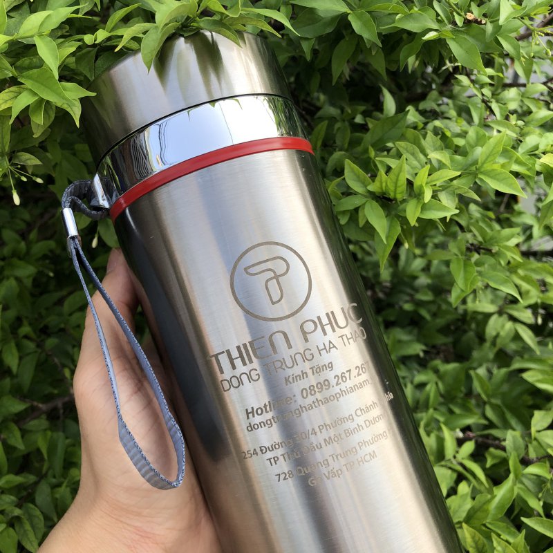 Bình giữ nhiệt quai xách vải 800ml - 1000ml – BGN 006