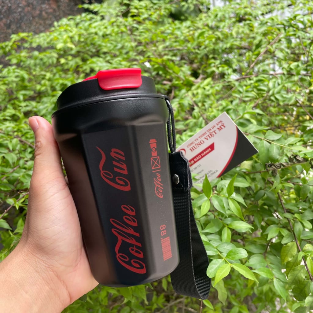 Ly giữ nhiệt Coffee quai xách vải – LGN 019