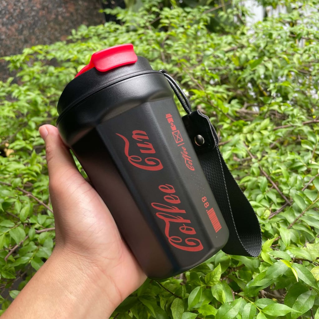 Ly giữ nhiệt Coffee quai xách vải – LGN 019