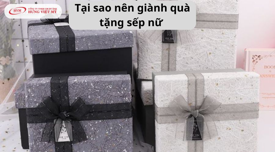 Tại sao nên tặng quà cho sếp nữ?