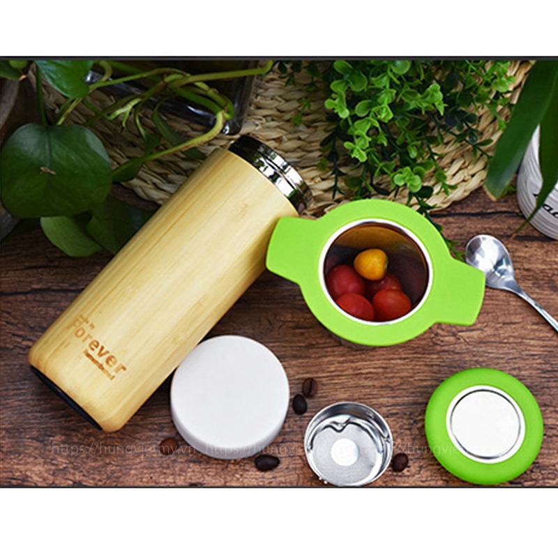 Bình giữ nhiệt vỏ tre – BGM 006