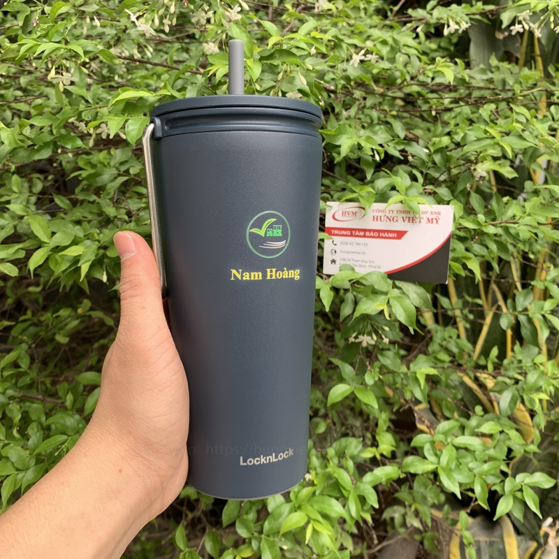 Bình giữ nhiệt Lock&Lock Bucket Tumbler with Straw LHC4268