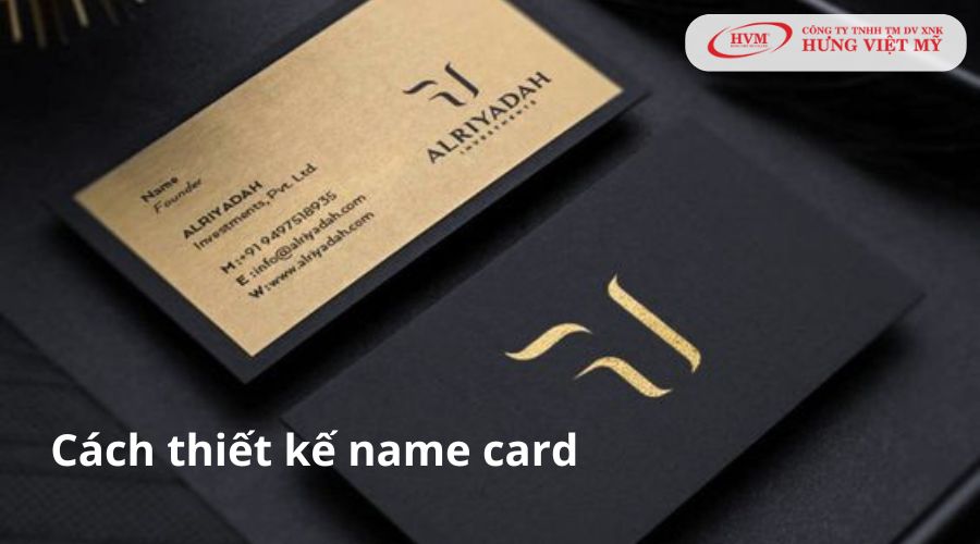 Cách thiết kế name card chuyên nghiệp
