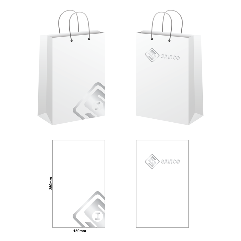 Túi Giấy Ép Kim Bạc - TG 006