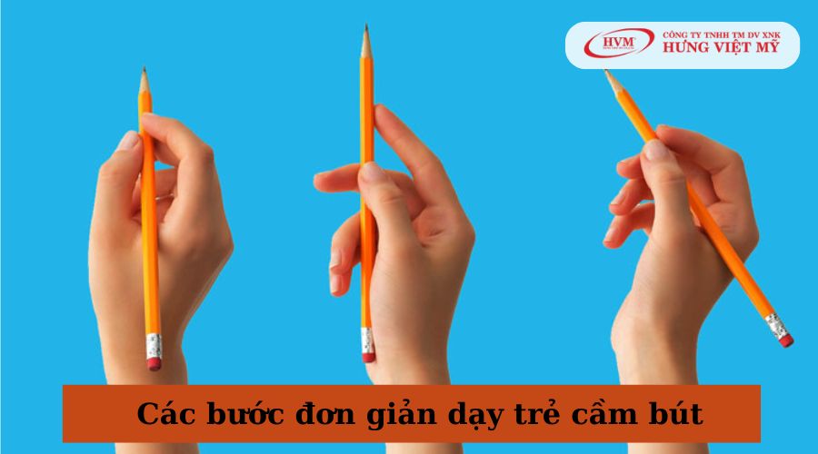 Hướng dẫn các bước cầm bút đúng cách