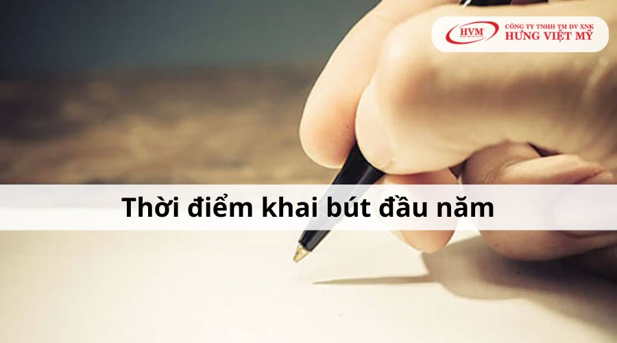 ngày giờ viết khai bút đầu năm