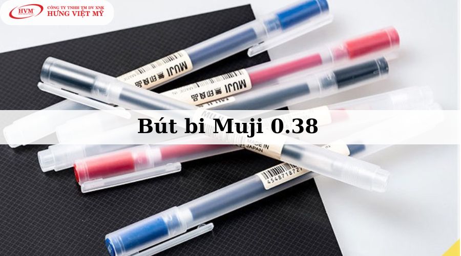 Bút bi Muji 0.38 