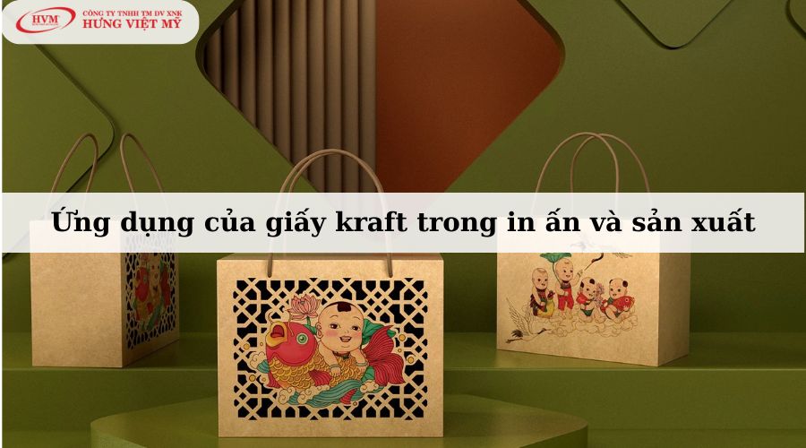 Ứng dụng của giấy kraft trong in ấn và sản xuất