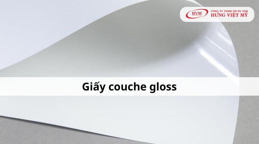 Giấy couche gloss