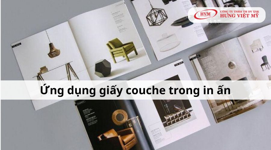 Ứng dụng giấy couche trong in ấn