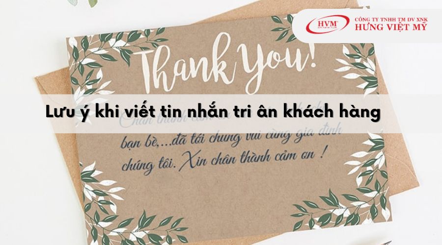 Lưu ý khi viết tin nhắn tri ân khách hàng