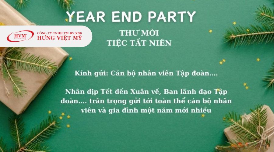 mẫu thiệp mời tất niên đẹp