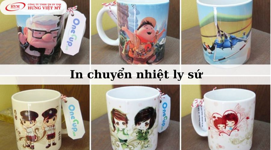 In chuyển nhiệt trên ly sứ