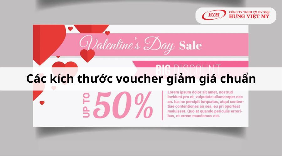 Kích thước voucher chuẩn là bao nhiêu?