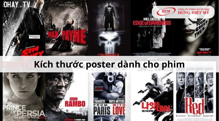 Kích thước poster phim