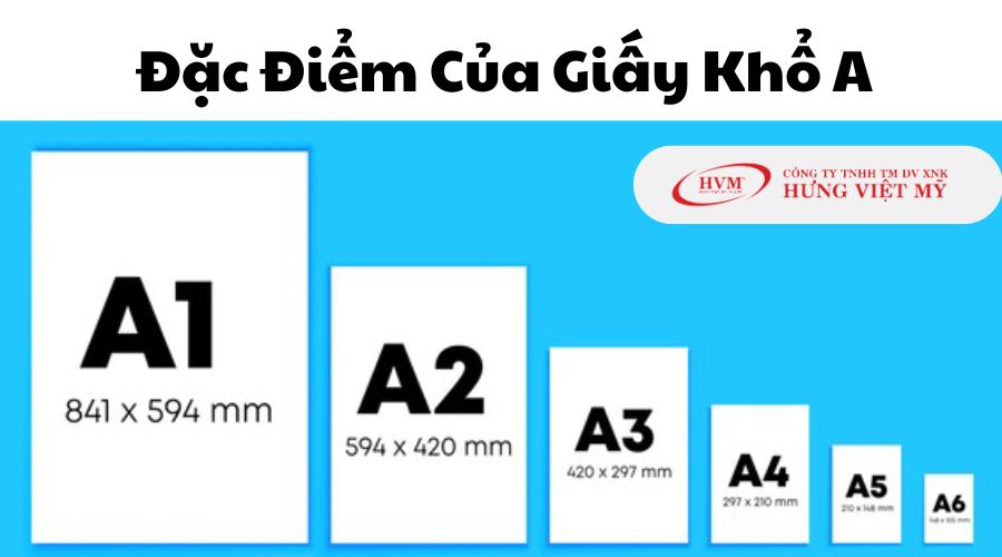 Đặc điểm của khổ giấy A