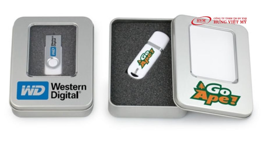 Các loại hộp đựng USB in logo phổ biến