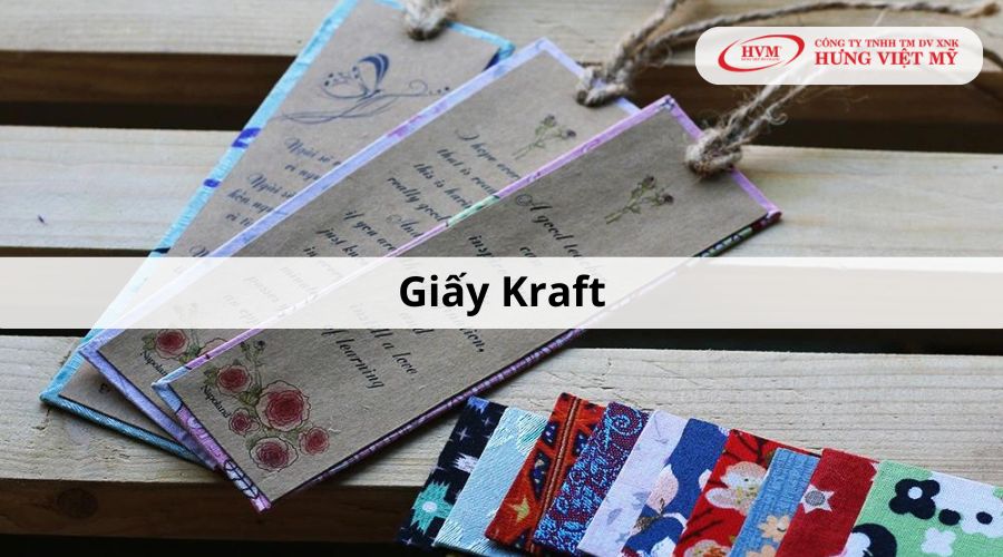 Loại giấy để in bookmark: giấy Kraft