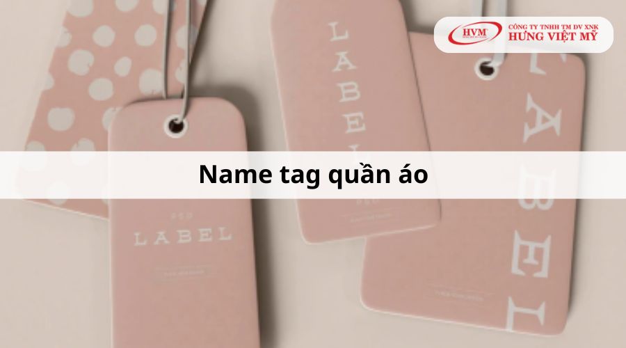 Name tag quần áo