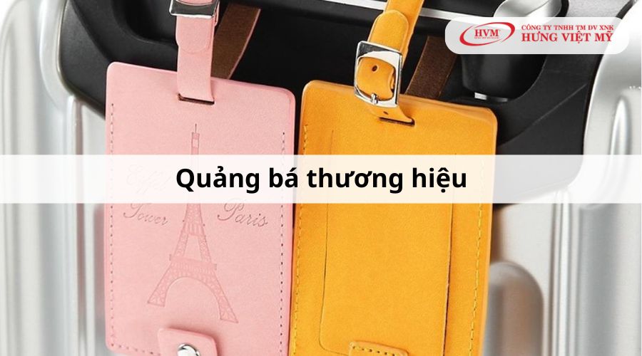 Công dụng của name tag: quảng bá thương hiệu