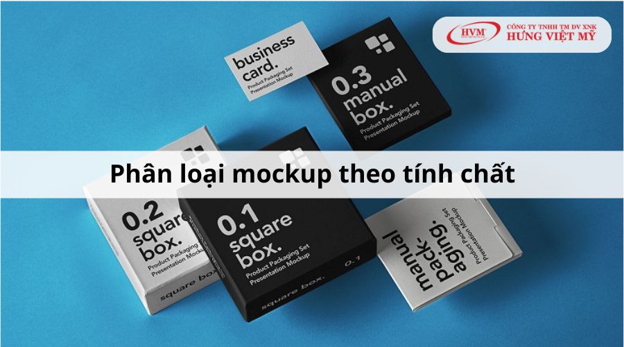 Phân loại mockup theo tính chất