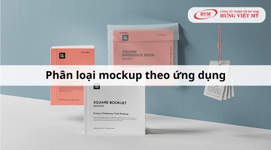 Phân loại mockup theo ứng dụng