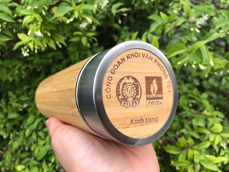 Bình giữ nhiệt vỏ tre – BGM 001