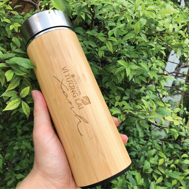 Bình giữ nhiệt vỏ tre – BGM 001