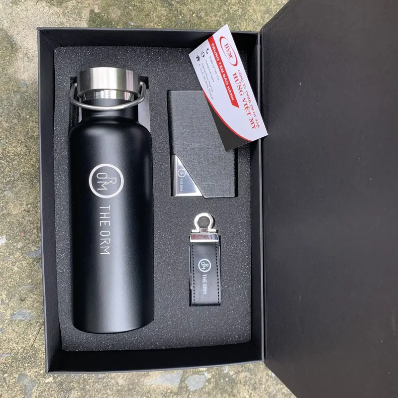 GS 006 - GIFTSET (Bình Giữ Nhiệt + Namecard + USB + Hộp quà)