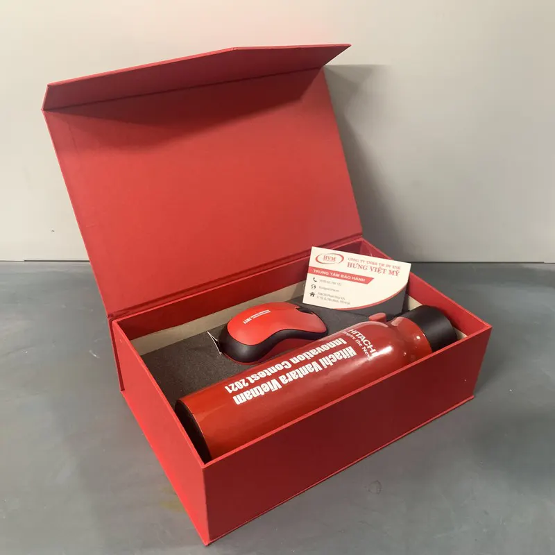 GS 008 - GIFTSET (Bình Giữ Nhiệt + Chuột Không Dây + Hộp quà)