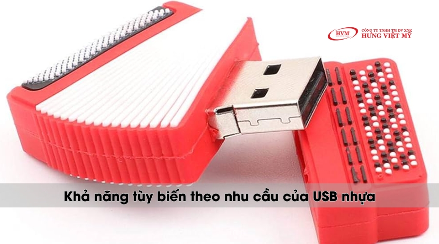 USB nhựa có khả năng tùy biến theo nhu cầu