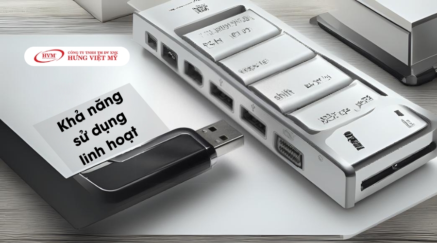 USB nhựa linh hoạt trong cách sử dụng