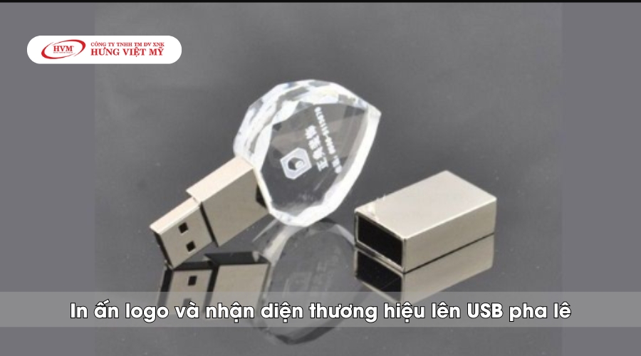 In logo lên usb pha lê