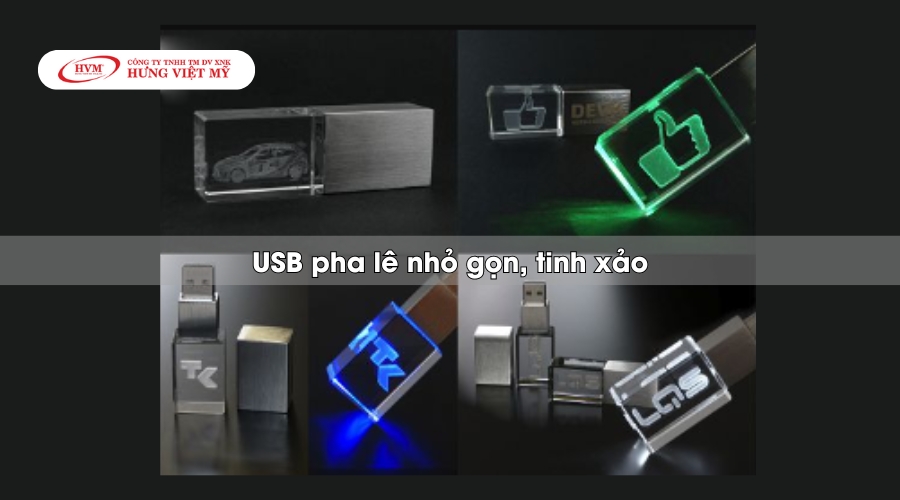 USB pha lê nhỏ gọn, tinh xảo