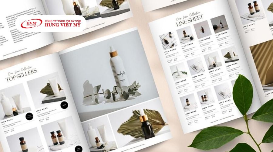 Mẫu in catalogue mỹ phẩm