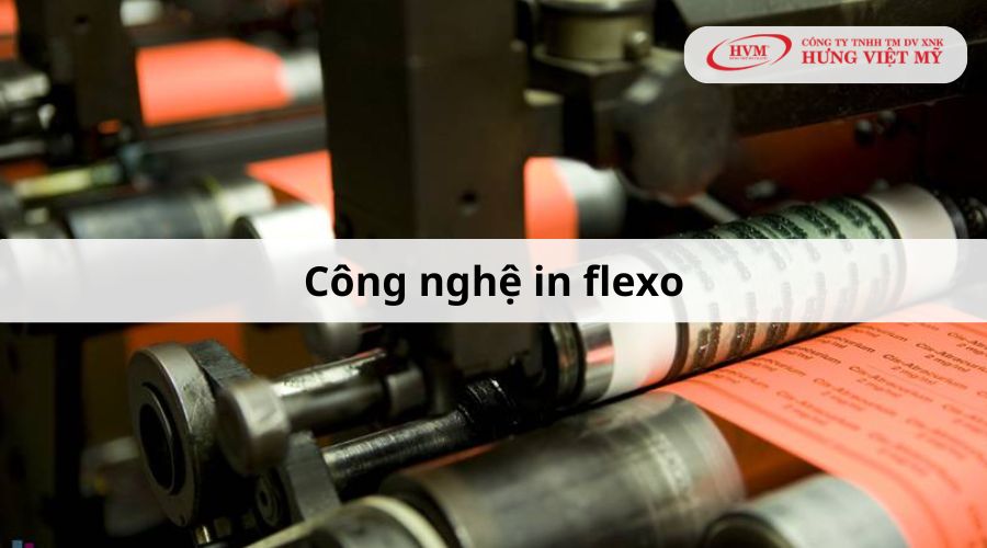 Công nghệ in decal: in flexo