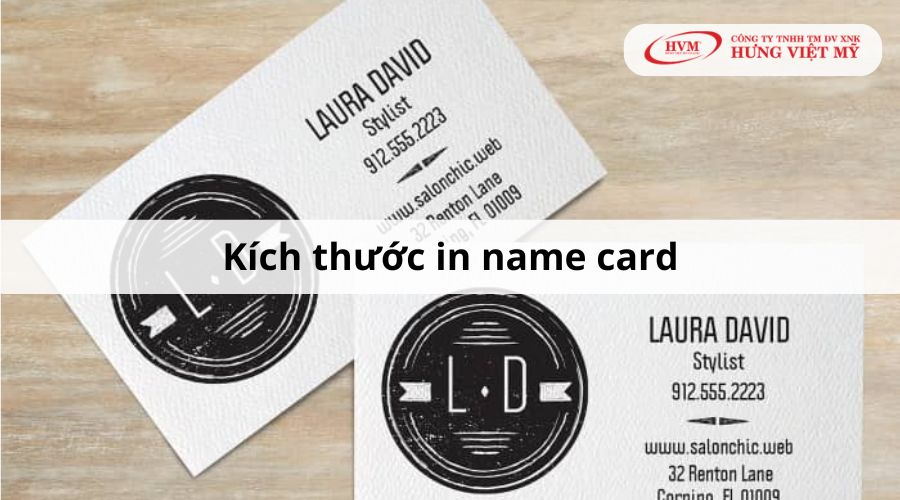 Kích thước in name card